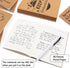 Feela 15 Pack A6 Kraft Notebooks, 15 Designs Cute Mini Pocket Notebooks and Journals, Lined Motivation Small Journal