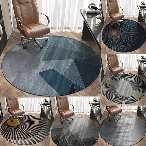 JTJIYN 5,80x80cm) Bedroom Floor Mat Round Carpet Chair Pad Swivel Rocking Table Office for Carpetfor Mat(Color