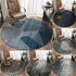 JTJIYN 5,80x80cm) Bedroom Floor Mat Round Carpet Chair Pad Swivel Rocking Table Office for Carpetfor Mat(Color