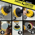 Drillbrush Set Power Scrubber Brush - Drill Brush Attachment - Grout Brush Drill Attachment - Drill Scrubber Attachment