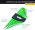 12715 Set 13 1 Titan Tools Extra-Long Arm Tamper Resistant Star Key - Piece , Green