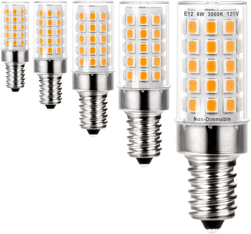 Ziomitus E12 C7 LED Candelabra Light Chandelier Bulbs Kx-2000 60 Watt Halogen
