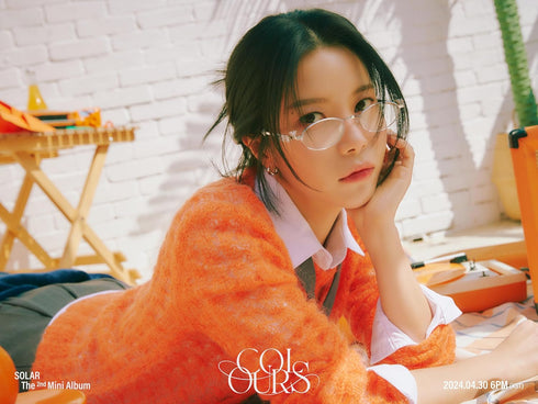 MAMAMOO SOLAR COLOURS 2nd Mini Album Full SET (Palette+Beige+Blue) with Tracking Sealed