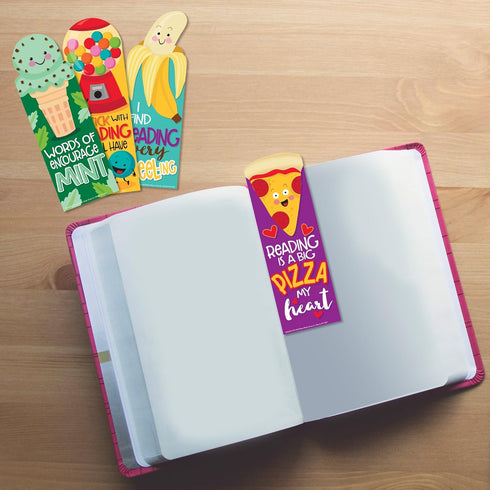 Eureka Pizza Scented Bookmarks - Pack of 24