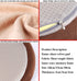 JIQHOHX 1/4 Packs 28 28cm(1 Pack)) Round Chair Cushion Soft Thicken Seat Cushion/Memory Foam Chair Pads Pillow