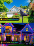 4 Pack 180FT 320 8 Solar Christmas Lights Outdoor Waterproof, Super Bright LED Solar String Lights with Lighting Modes
