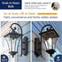 FLSNT Dusk to Dawn Outdoor Sensor ST19 LED Edison Bulb, 5000K Daylight, 7W (60W Equivalent), 800LM, E26 Base, 2 Pack