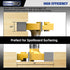 PLATINUMEDGE CNC Spoilboard Surfacing Router Bit, 1/2 inch Shank, 2 inch Cutting Diameter, 3 Carbide Cutting Wings