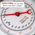 Hanging Spring Dial Scale, 550lb/250kg Big Game Scale with 2 S-Hooks for Warehouse Kitchen Fishing Hunting