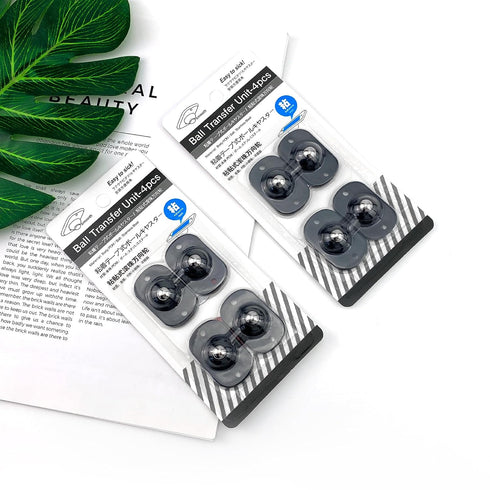 8 Pack 360 Quacc Self Adhesive Caster Wheels Appliance Swivel Glide Smoothly Mini Rollers Coffee Machines Air Fryer