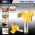 PLATINUMEDGE CNC Spoilboard Surfacing Router Bit, 1/2 inch Shank, 2 inch Cutting Diameter, 3 Carbide Cutting Wings