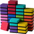 Dry Erase Erasers, Eeoyu 40 Pack Magnetic Whiteboard Cleaners, Chalkboard Wipers for Kids and Classroom Supplies