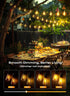 30FT 11+1 ST38 Dimmable IP65 Brightown Outdoor String Lights, LED LED Patio Lights Shatterproof, Waterproof Connectable