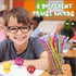 Leinuosen 72 Pcs Scented HB Pencils for Kids, Colorful Fun Wood Pencils with Erasers for School Office Classroom