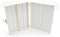 Heathrow Scientific HD15994R White Foam Lined 100 Place Microscope Slide Box, 8.25" Length x 7" Width x 1.3" Height