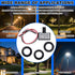 BTFO 105V-130V AC Photocell Light Control Sensor, Photocell Sensor with Nuts and Washer Dusk to Dawn Auto On/Off
