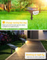 3 2 Pack BAXIA TECHNOLOGY Solar Spotlights Outdoor Waterproof, Lighting Modes Spot Lights, Dusk to Dawn Solar Powered