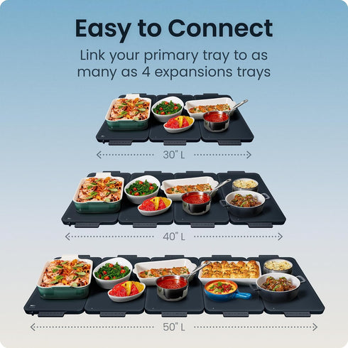 10 16 Chefman Everything Warmer Expansion Tray, x Electric Warming Tray, Requires Primary Panel for Use (Sold