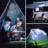 200 72ft 8 JMEXSUSS LED Solar Rope Lights for Pool, Modes Solar Rope Lights Outdoor Waterproof LED Solar Powered Rope