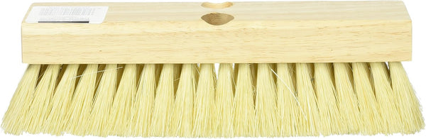 DQB INDUSTRIES 08755 Tampico Deck Scrub Brush with 1 Tapered and 1 Threaded Hole,