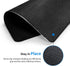 Mouse Pad Music Note Black Mouse Pads for Desk Non-Slip Rubber Base Square Gaming Pads Mousepad Mouse Mat for Computer Home Office by Nizumei