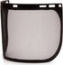 Pyramex Safety Full Face Shield for Eye & Head Protection, Black Mesh Steel Wire, ANSI Z87.1