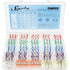 Sopoby 250PCS Solder Seal Wire Connectors, Waterproof Self-Solder Heat Shrink Butt Splice Terminals for Automotive (7
