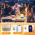 3 Dimmable 1 Pack LED Table Lamps Wireless with Bluetooth Speaker, USB-Powered Music Table Lamp with Light Modes