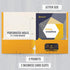 Better Office Products Two Pocket Portfolio Folders, 50-Pack, Dark Yellow, Letter Size Paper Folders