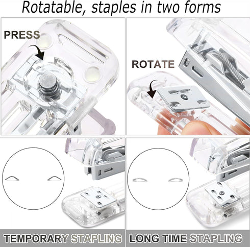 Silver Desk Organizers and Accessories Set, Stapler, Pen Holder, Phone Holder, and Office Supplies