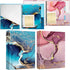 Performore 2 Pack Fashion Binders 1 Inch, 2 Inner Pockets, 5 Full-Size Tab Dividers, 1 Pink & 1 Blue, Aesthetic Binder