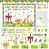 Pasimy Easter Bulletin Board Decorations Set, Christian Easter Classroom Decorations for Spring Birthday Party