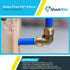 SharkBite 1-1/4 Inch 90 Degree Elbow, Push to Connect Brass Plumbing Fitting for PEX Pipe, Copper, CPVC, PE-RT