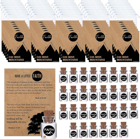 Qpige Bulk 30 Have a Little Faith Card Christian Gifts for Women, School