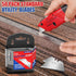 DIYSELF 50 Pack Utility Knife Blades, SK5 Steel Box Cutter Blades with Dispenser for Utility Knife Replacement
