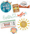Carson Dellosa Let's Explore 16-Piece Inspirational Bulletin Board Cutouts, Travel Theme Classroom Wall Decor