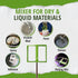 Drywall Mud Mixer for Paint, Epoxy Resin, Potting Soil, Joint Compound - ABS Paddle, 18" Length, Non-Slip 3/8" Zinc Plated Hex Shaft for 1/2" Drills - Easy Cleaning - Made in USA by Buddy Tools