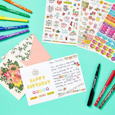 Avery 30 Sheets Planner Stickers Variety Pack, 1,656 Productivity Stickers for Planner, Journal or Calendar (6785)