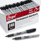 LAZGOL Permanent Markers Bulk, 240 Pack Fine Tip Black Permanent Markers, Waterproof Markers,