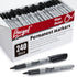 LAZGOL Permanent Markers Bulk, 240 Pack Fine Tip Black Permanent Markers, Waterproof Markers,