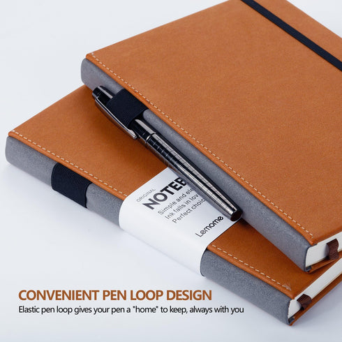 Unruled/Blank/Plain/Unlined Notebook - Sketchbook with Premium Thick Paper - Dividers Gift - Hardcover, Large, A5, 8.4 x 5.7 In