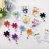 ReliThick 40 Set Employee Appreciation Gifts Bulk, Puzzle Badge Reel with Thank You Cards, Retractable ID Badge Holder