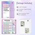 Sooez 100 Envelopes Money Saving Challenge, Savings Challenges Book with Envelopes, Flexible Saving $5050, 2600, 300, Savings Binder with 100 Pocket Pre-number, Reusable Laminated Tracker by Sooez