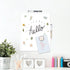 U Brands Contempo Magnetic Dry Erase Board Kit, Set of 19, 11”x14”, Fall Floral, Includes Magnets and Markers