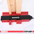 10" Adjustable Contour Duplication Gauge - Copy Irregular Shape for Woodworking, DIY Handyman Tool (RED)