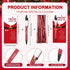 Sayglossy 48 Sets Christmas Employee Appreciation Gifts Bulk, Santa Claus Sublimation Pens with Inspirational Ballpoint