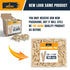 ALBO Wooden Dowel Pins - 1/4 x 1-1/4 inch Fluted Wood Dowels, 200 Pack for Crafts