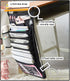 YMXWAN Organzier,8 Oxford Desk Side Hanging Storage Bag with Pen Holder,Reinforced Desk Organiser Storage Bag