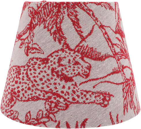 UKCOCO Embroidered Fabric Lamp Shade 7 Inch Drum Lampshade for Table Lamps