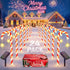 Solar Christmas Lights Outdoor Decorations: 24-Pack Candy Cane Pathway Lights with 10